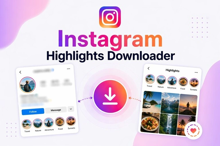 Instagram highlights downloader preview